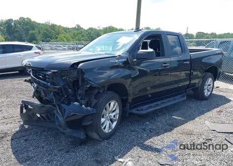 2020 Chevrolet Silverado 1500 4Wd Double Cab Standard Bed Custom из США, поврежденный, VIN 1GCRYBEK9LZ323579